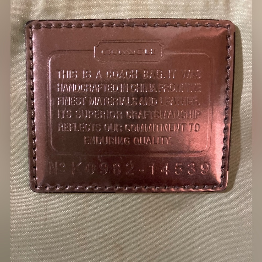 Coach Limited Edition Poppy Butterfly Bag - Picture 8 of 13